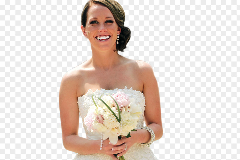 Bride Wedding Dress Flower Bouquet Marriage PNG