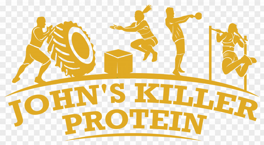 Calisthenics Logo John's Killer Protein® Whey Protein Isolate Dietary Supplement PNG