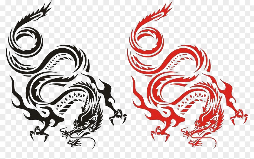 Flying Dragon Tattoo Tribe Uloz.to Mehndi PNG