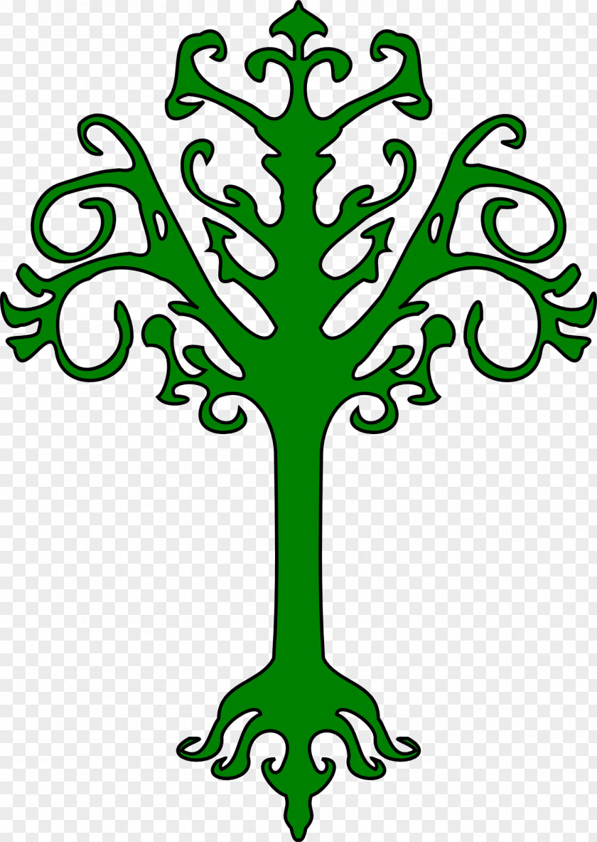 Heraldic Tree Root Forest PNG