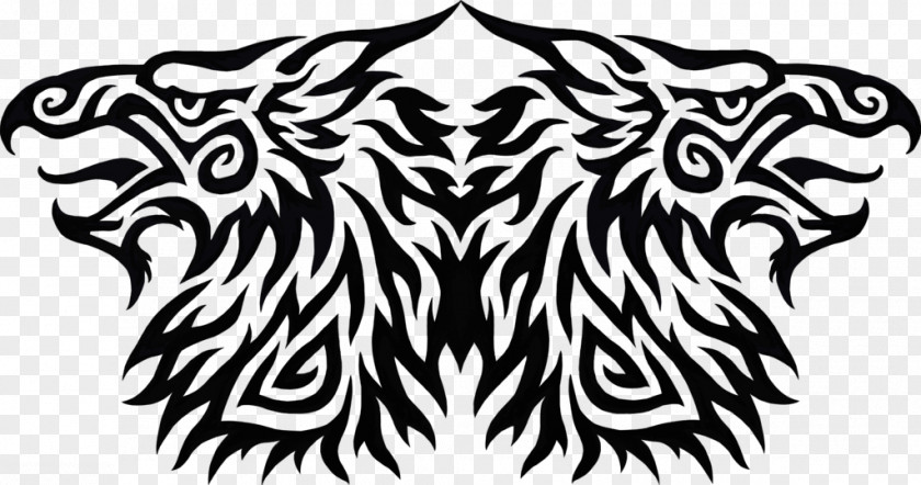 Tiger T-shirt Gray Wolf Art PNG