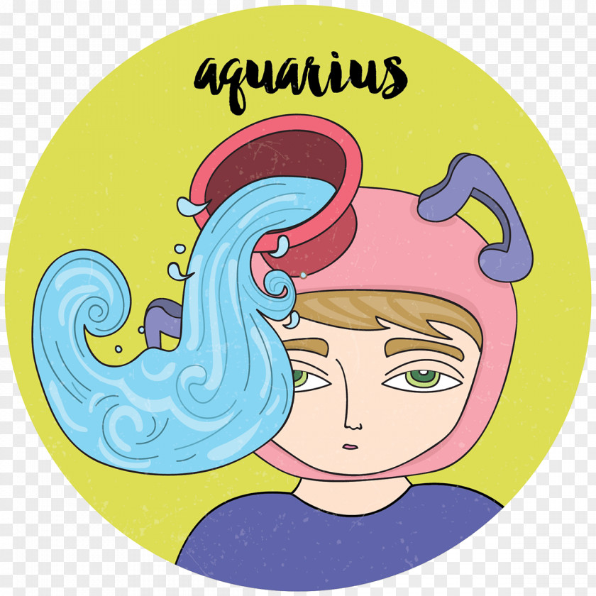 Aquarius Sign Zodiac Astrological Astrology Clip Art PNG