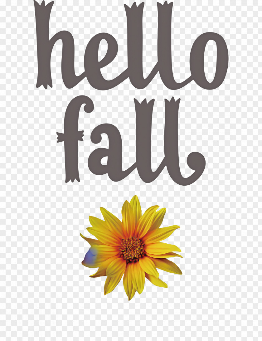 Hello Fall Fall Autumn PNG