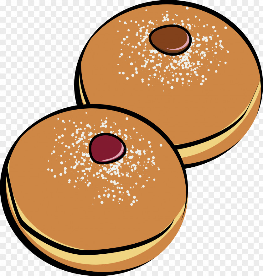 Layer Cake Coffee And Doughnuts Sufganiyah Clip Art PNG