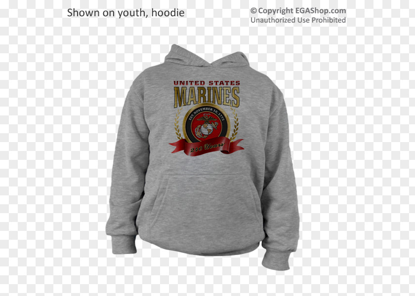 Marine Corps Birthday Hoodie Font Product PNG
