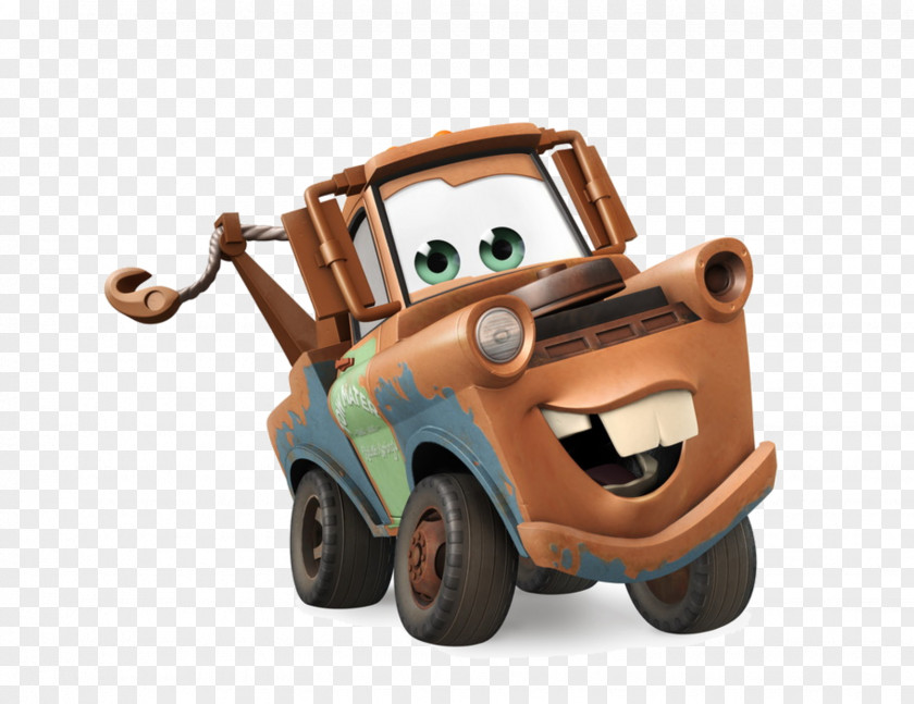 Cars Disney Infinity Mater Lightning McQueen Character PNG