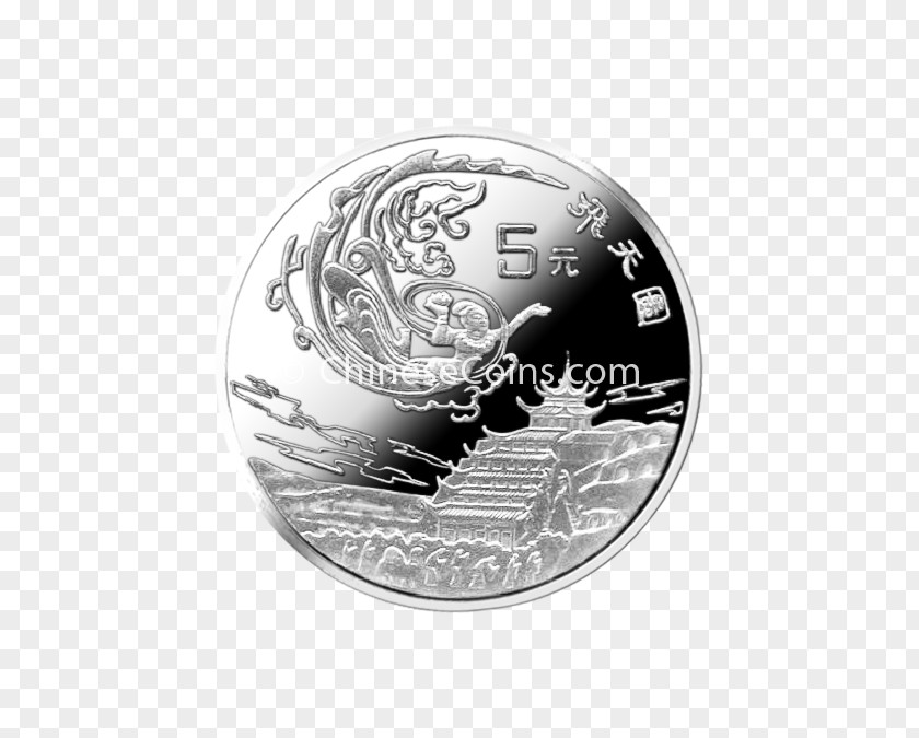 Coin Silver Circle Font PNG