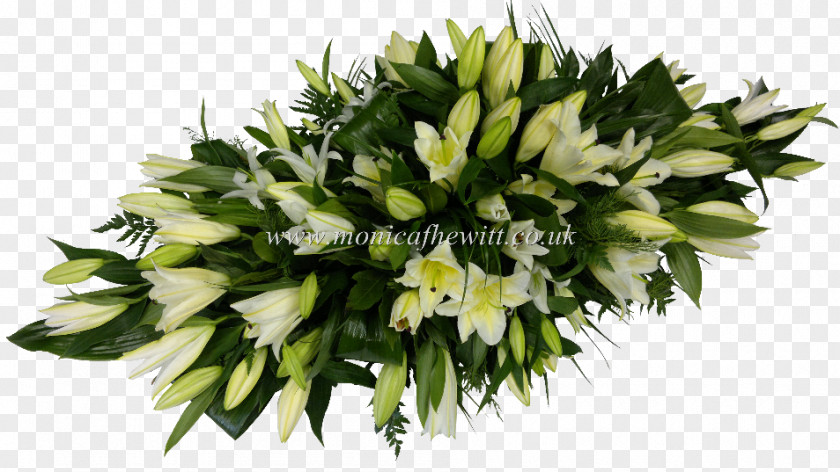 Glossy Butterflys Floral Design Cut Flowers Coffin Funeral PNG