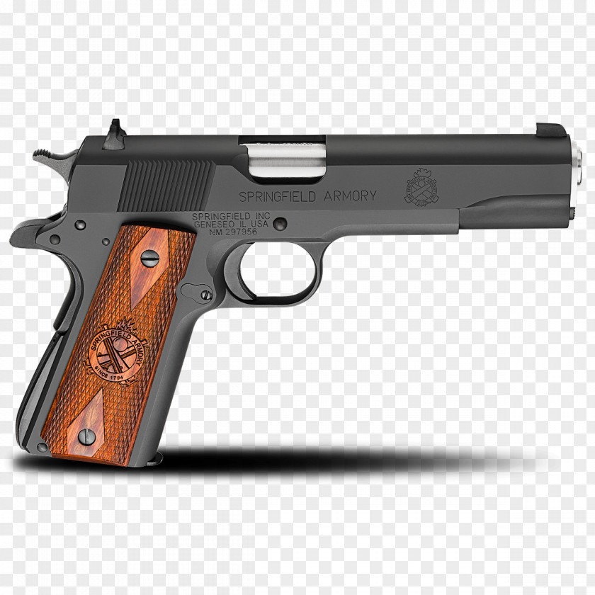 Handgun Springfield Armory .45 ACP United States Military Standard Firearm M1911 Pistol PNG