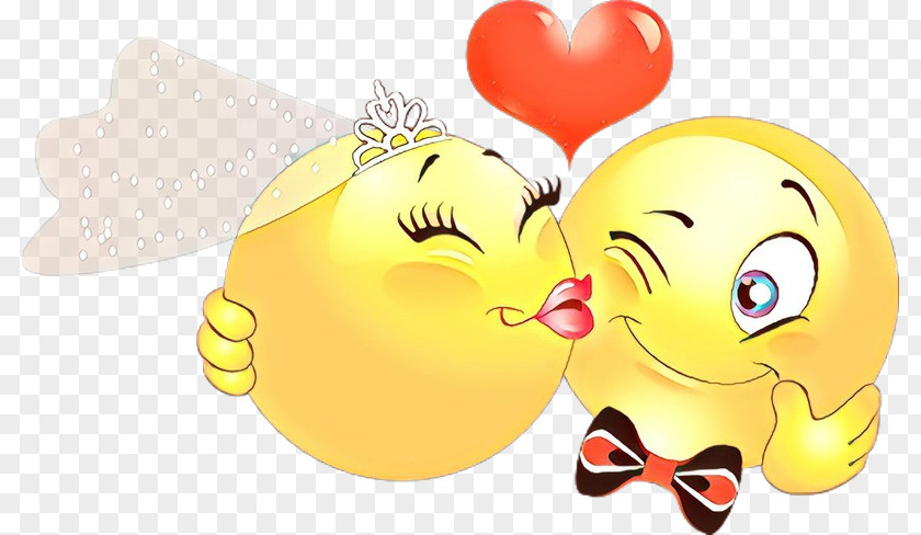 Smile Happy Yellow Cartoon Heart Love Clip Art PNG