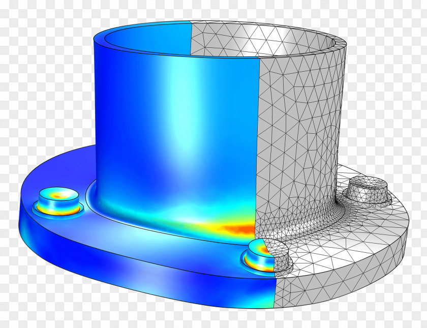 Tube COMSOL Multiphysics Structural Mechanics Structure Analysis PNG
