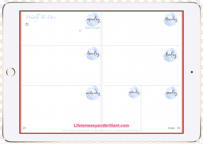 Bullet Journal Paper Area Technology Rectangle PNG