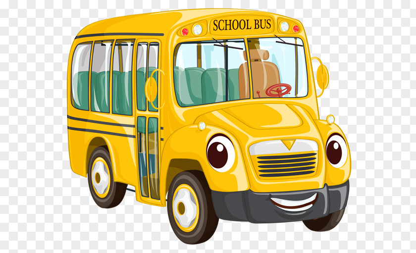 School Bus Here Comes The Bus! Clip Art PNG