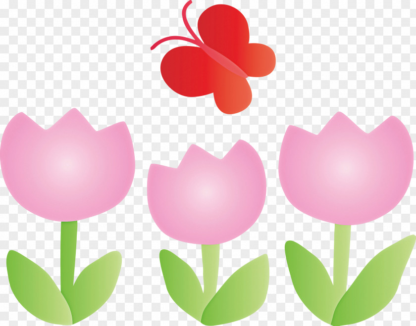 Tulip Butterfly PNG