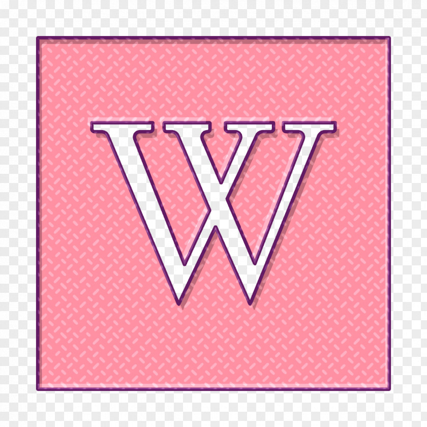 Wikipedia Icon Solid Social Media Logos PNG