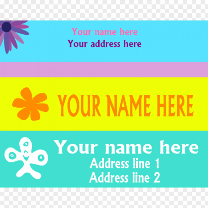 Address Label Return Printing PNG