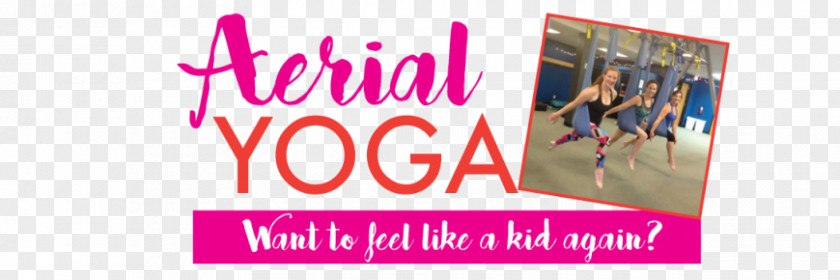 Aerial Yoga Banner Logo Brand Poster PNG