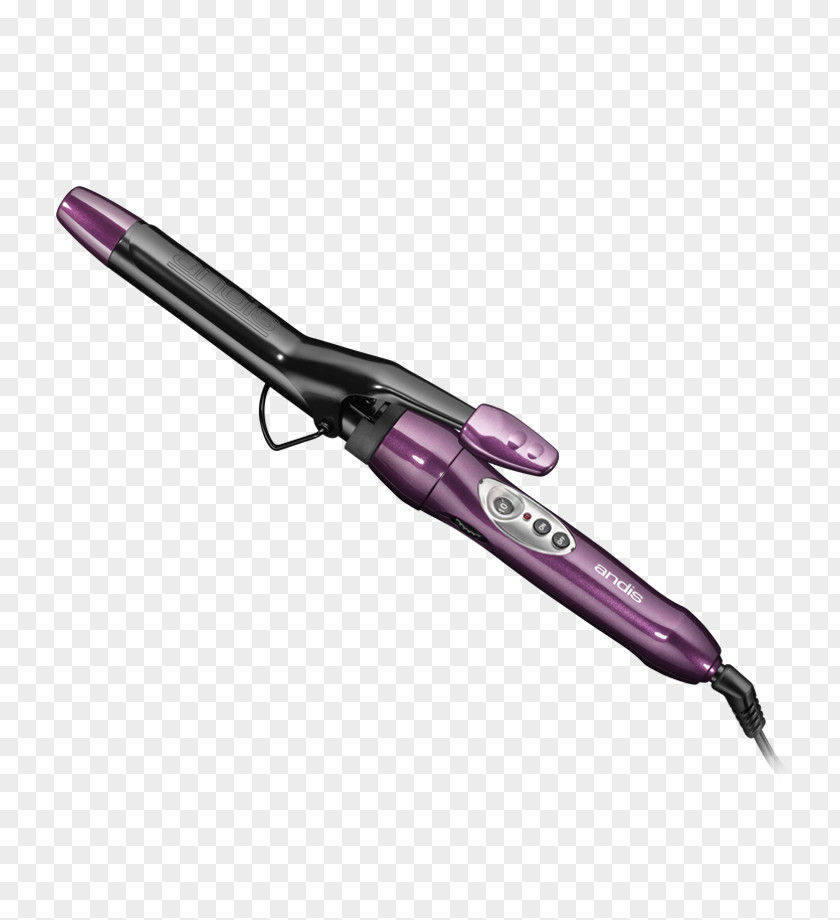 Curling Iron Hair Andis Hot Tools Nano Ceramic Salon Conair Double PNG