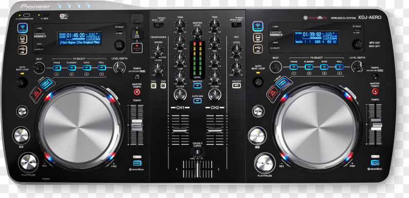 Digital Mixer With DSP FX2-channel CDJOthers Disc Jockey DJ Controller Pioneer XDJ-AERO PNG