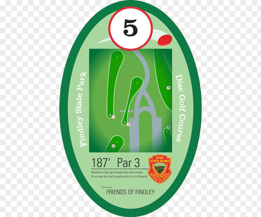 Disc Golf Label Logo Brand PNG