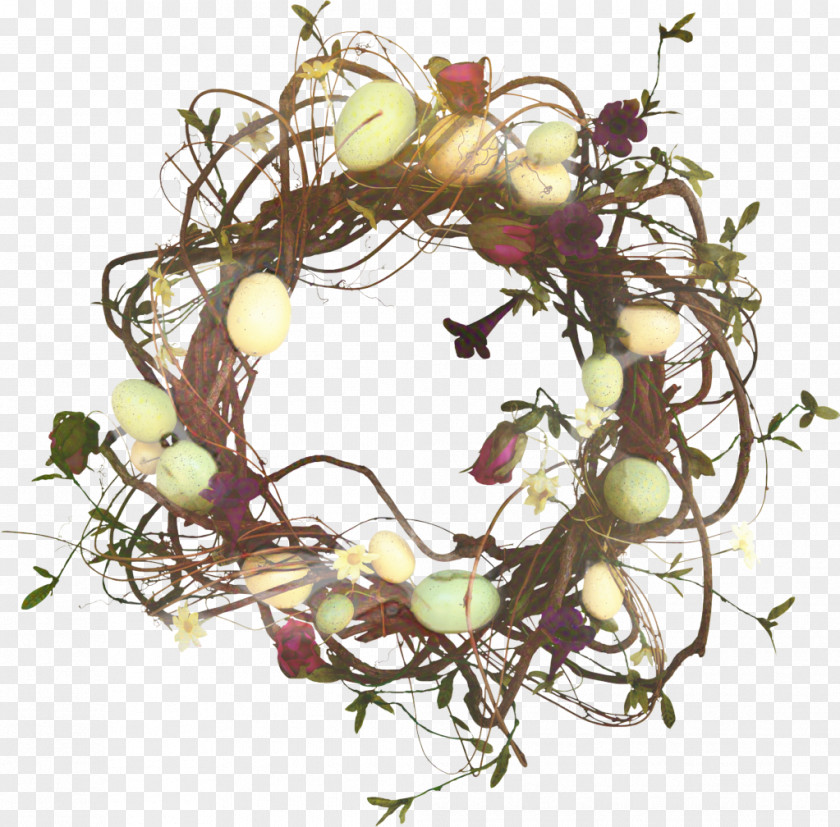 Floral Design Wreath Twig PNG