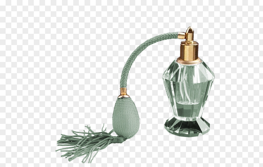Green Perfume Bottle PNG