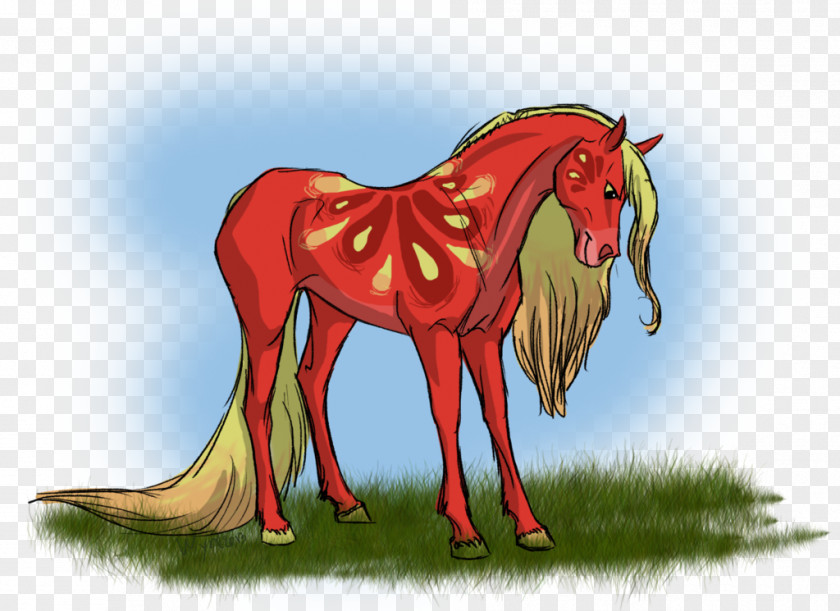 Mustang Mane Foal Pony Stallion PNG