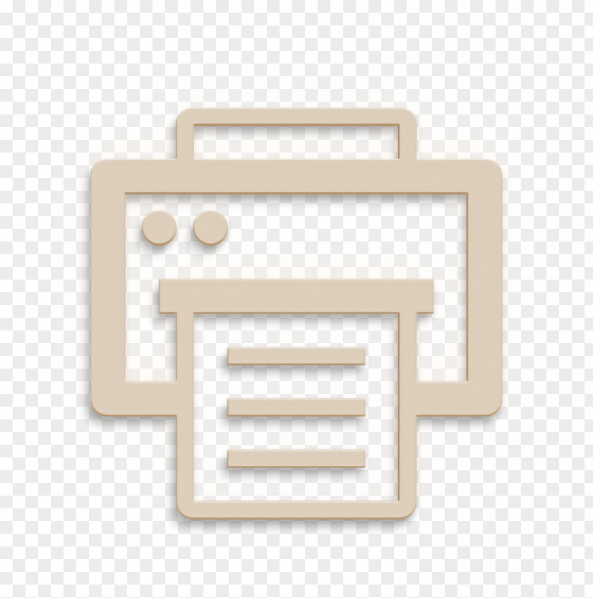 Symbol Logo Office Icon Paper Print PNG