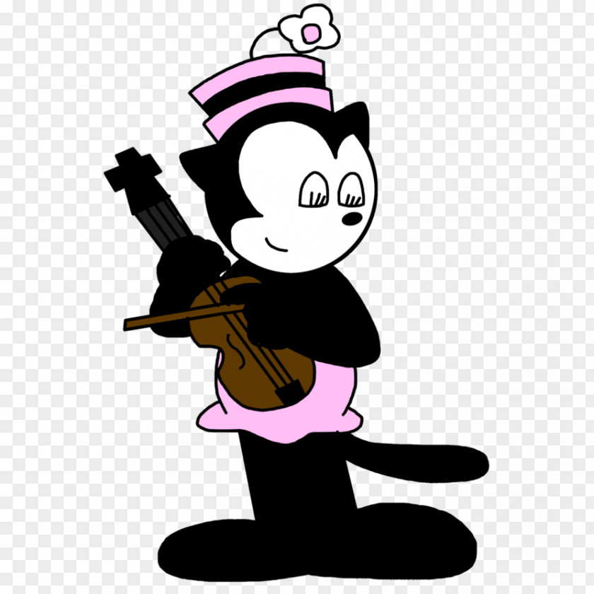 Violin Cartoon Vertebrate Purple Violet PNG