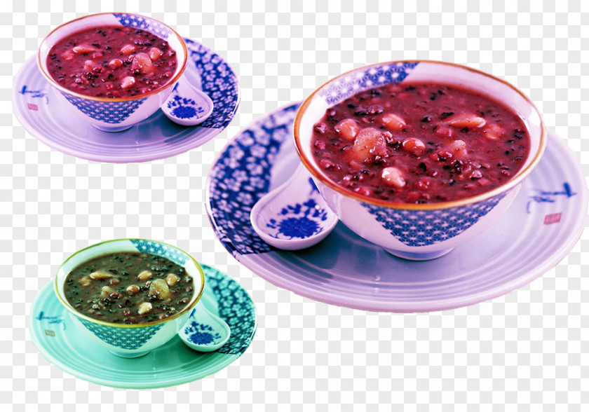 Creative Rice Porridge Red Bean Laba Congee Festival Eating Food PNG