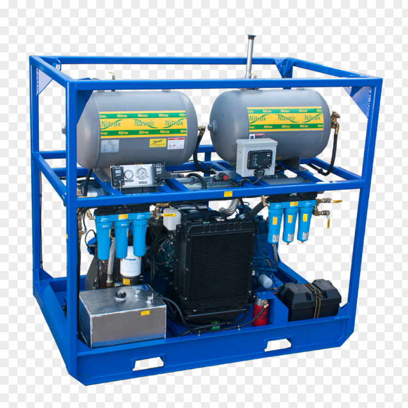 Electric Generator Compressor Nuvair Power System Nitrox PNG