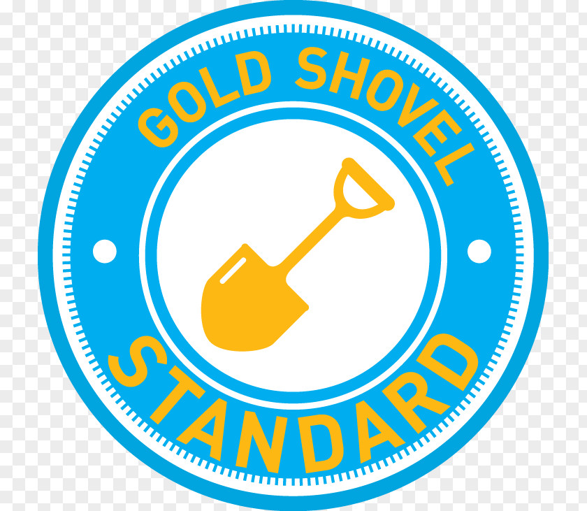 Gold Shovel Standard Excavator Architectural Engineering PNG