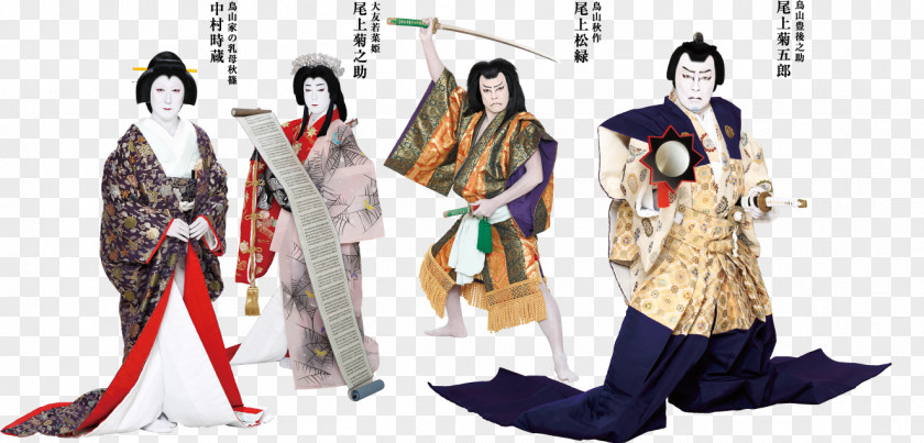 Kabuki 02822 Drama Costume PNG