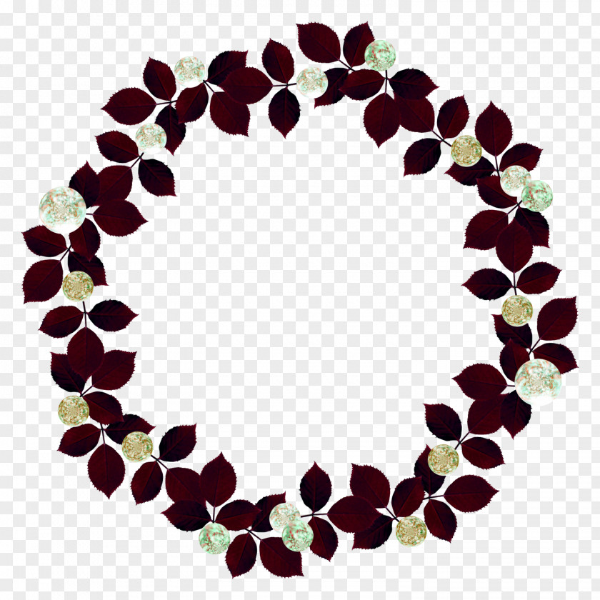 Purple Leaf Diamond Wreath Decorative Pattern Template Picture Frames Clip Art PNG