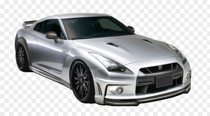 Car Nissan GT-R Motor Vehicle Bumper Automotive Design PNG