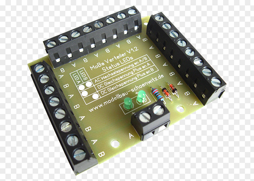 Moba Microcontroller Rail Transport Modelling Electronics Distribution Board Electronic Component PNG