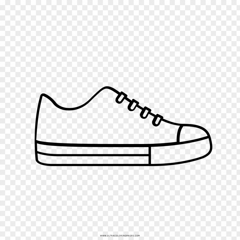 Tenis Sneakers Drawing Shoe Coloring Book Converse PNG