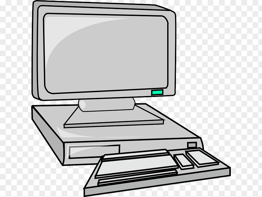 Computer Cartoon Laptop Monitors Clip Art PNG