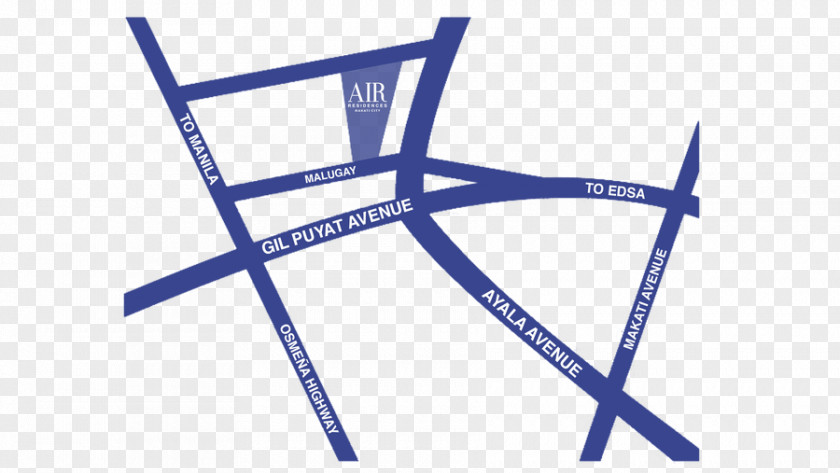 Jeepney SMDC Air Residences Location Map Real Estate PNG