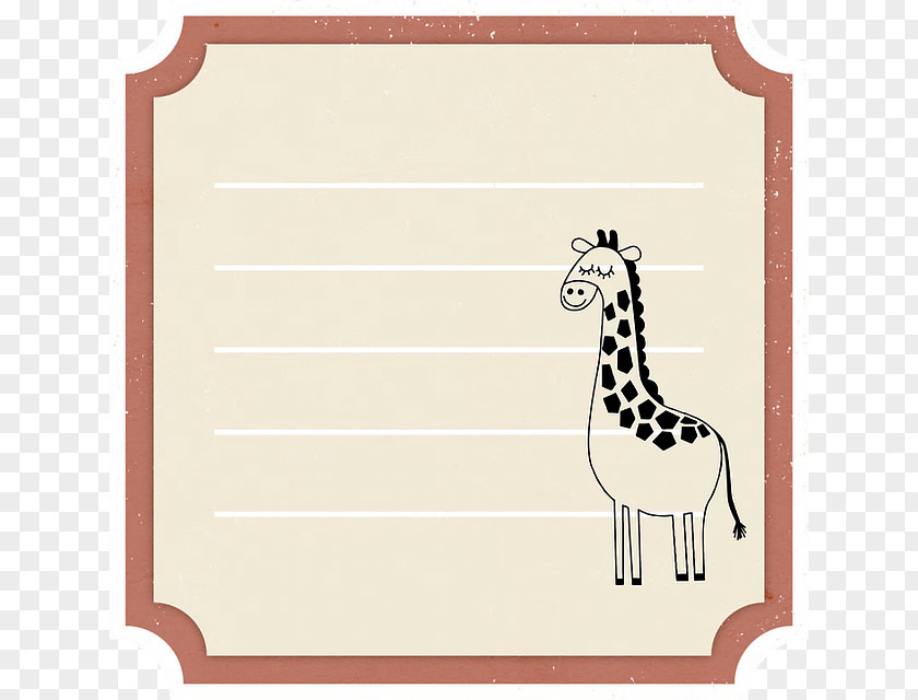 Notes Giraffe Ardabil Carpet Clip Art PNG