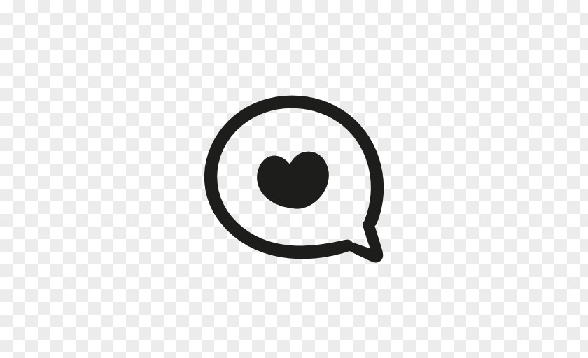 Speech Heart Symbol PNG