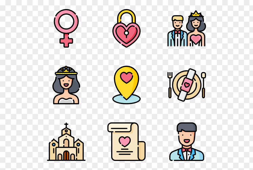 Emoji Wedding PNG