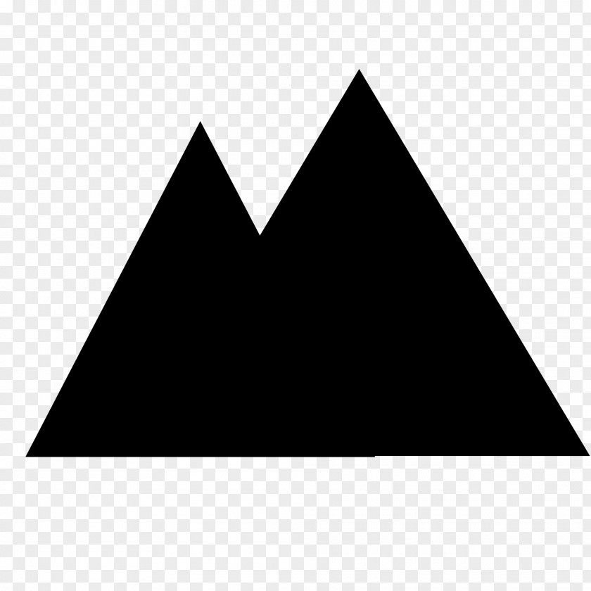 Mountain Symbol Clip Art PNG