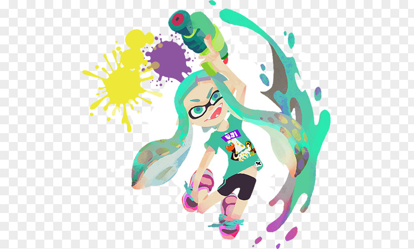 Nintendo Splatoon 2 Wii U Yobuko PNG