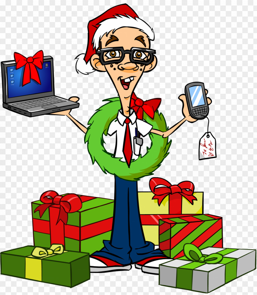 Presentation Christmas Nerd Gift Computer Geek PNG