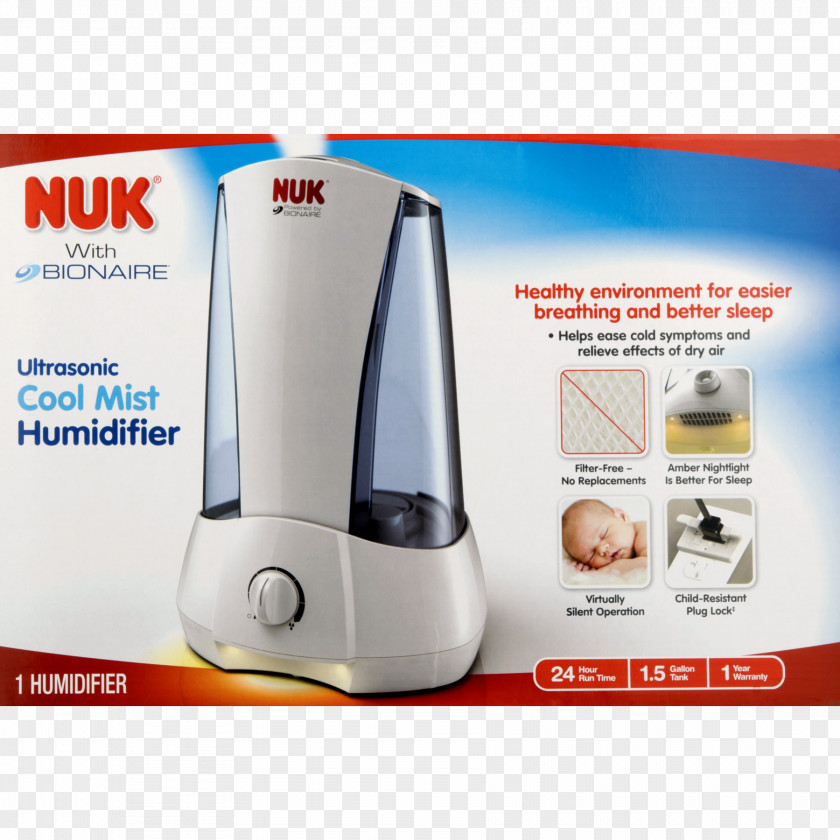 Pureguardian 10-Hour Ultrasonic Cool Mist Humidifier Crane EE-5301 Adorables Honeywell PNG