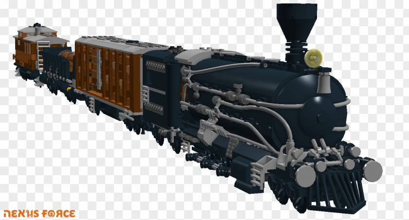 Steam Engine Train Rail Transport Locomotive LEGO PNG