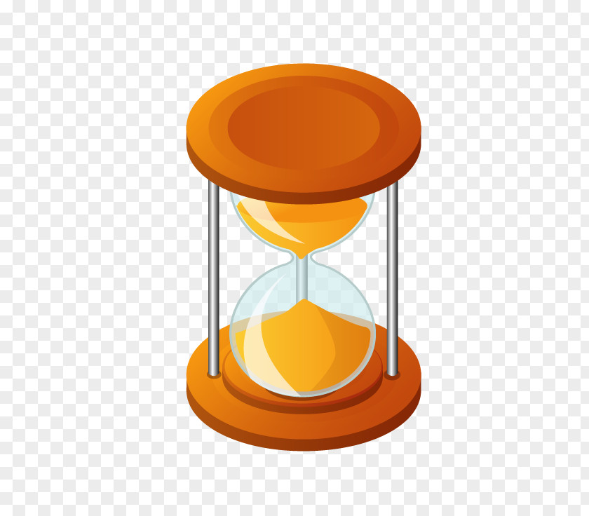 Vector Hourglass Time Icon PNG