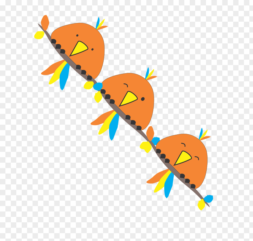 Bird Clip Art Orange Vector Graphics Image Cartoon PNG