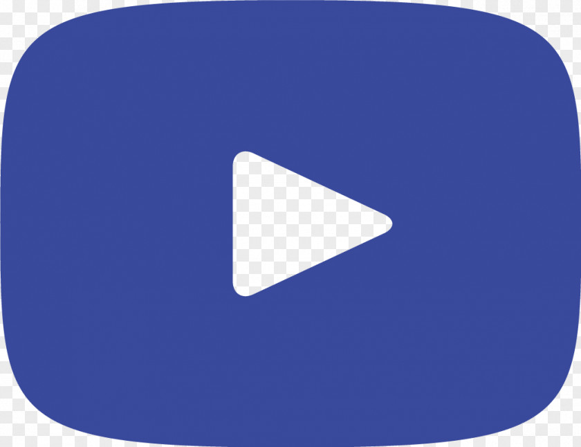 Blue YouTube Video Logo PNG